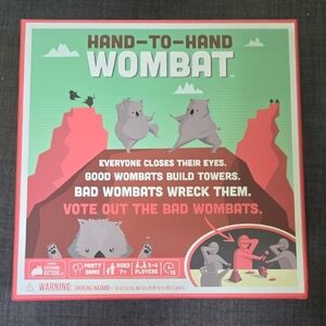 Hand-to-Hand Wombat Party Game
